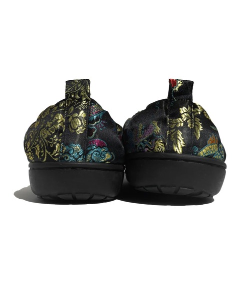 SUBU(スブ)の「SUBU/スブ DOTS VAMP CHINADRESS HEXMAXインソール サンダル スリッポン(スリッポン・メンズ・ブラック/ホワイト・1/2/3)」の3枚目の写真