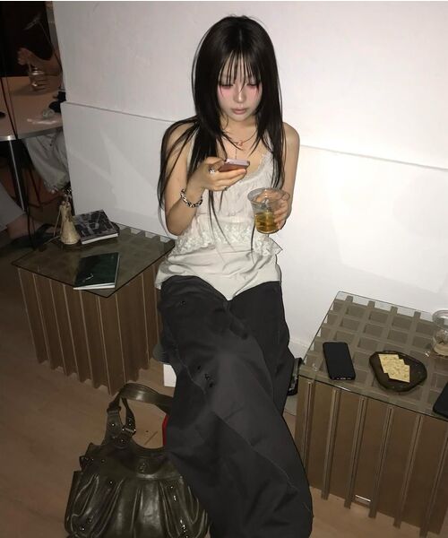 ILLIGO（イリゴ）の「エンバー バックルショルダーバッグ ベージュ