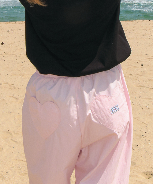 RONRON（ロンロン）の「BACK HEART STITCH POCKET BANDING PANTS[6COLOR]（その他パンツ・レディース・ライトイエロー/ブルー/ブラック/ライトピンク/ライトグレー/ホワイト・FREE）」の11枚目の写真