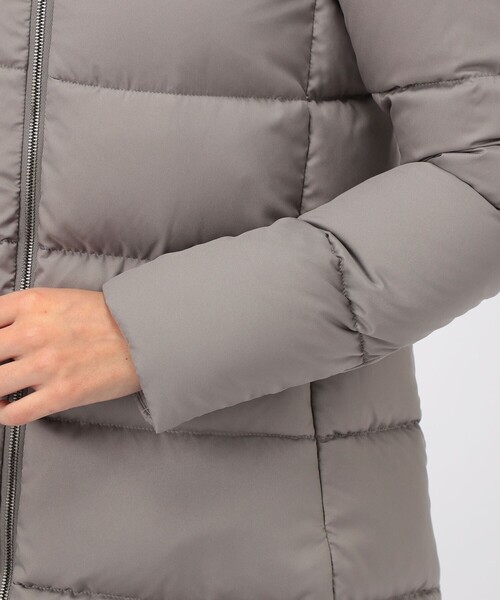 HERNO | 定価12万 21AW シャイニーグレー フーデッドショートダウン HERNO（ヘルノ） ダウンジャケット SOFIA PI0046DIC 12017 12017Z