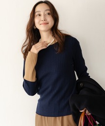 Elura | 毛玉しらずリブクループルオーバー/618387(ニット/セーター)