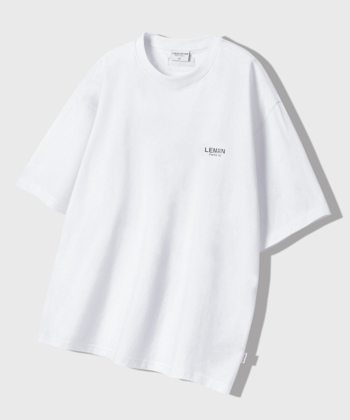 LEMAIN SECOND（リメインセカンド）の「バックポイントスタジオ オーバーサイズ 半袖Tシャツ [ホワイト]（Tシャツ/カットソー・レディース・その他・LARGE/X-LARGE/SMALL/MEDIUM）」の5枚目の写真