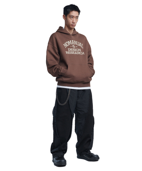 NOMANUAL（NOMANUAL）の「A.G HOODIE - BROWN（パーカー・レディース・その他・SMALL/MEDIUM/LARGE/X-LARGE）」の3枚目の写真