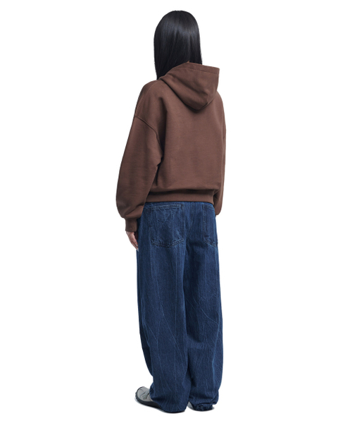 NOMANUAL（NOMANUAL）の「A.G HOODIE - BROWN（パーカー・レディース・その他・SMALL/MEDIUM/LARGE/X-LARGE）」の6枚目の写真