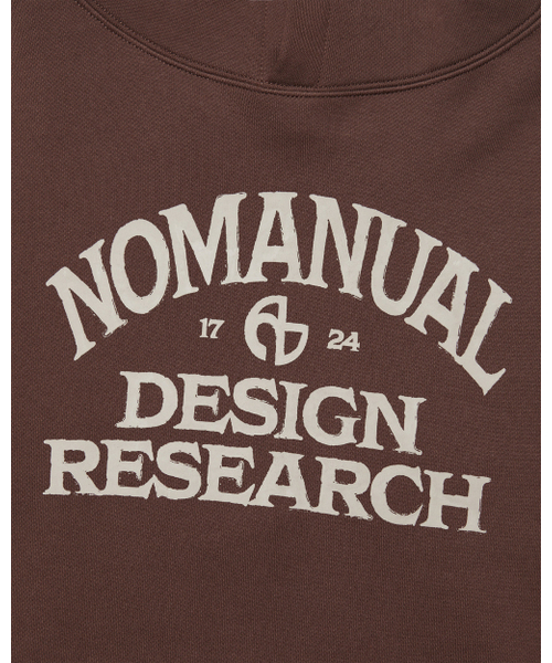 NOMANUAL（NOMANUAL）の「A.G HOODIE - BROWN（パーカー・レディース・その他・SMALL/MEDIUM/LARGE/X-LARGE）」の7枚目の写真