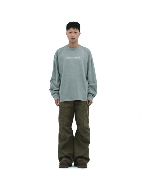 DEFGARMENTS（デフグラメンツ）の「FIX LONG SLEEVE [GRAY]（Tシャツ/カットソー・レディース・その他・MEDIUM/LARGE）」の6枚目の写真