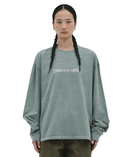 DEFGARMENTS（デフグラメンツ）の「FIX LONG SLEEVE [GRAY]（Tシャツ/カットソー・レディース・その他・MEDIUM/LARGE）」の4枚目の写真