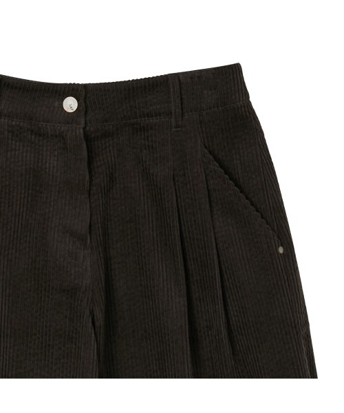 LAP（ラップ）の「コーデュロイバミューダパンツ AR4WPA62（その他パンツ・レディース・ブラウン/クリーム・MEDIUM/SMALL）」の7枚目の写真