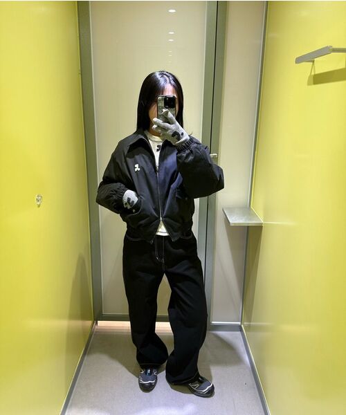 Rest&Recreation(レストアンドレクリエーション)の「QUILTED BOMBER JACKET - BLACK(ナイロンジャケット・レディース・その他・SMALL)」の2枚目の写真