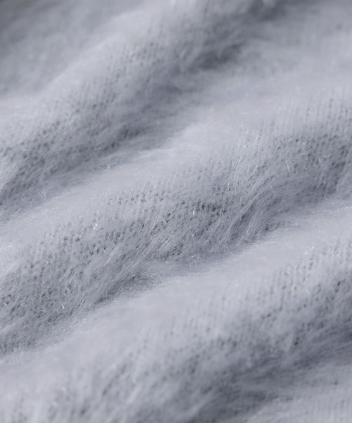 VIS（ビス）の「メタルシャギーネコヤーンニット/静電気防止（ニット/セーター・レディース・ベージュ系その他/ピンク/サックスブルー・FREE）」の16枚目の写真