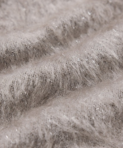 VIS（ビス）の「メタルシャギーネコヤーンニット/静電気防止（ニット/セーター・レディース・ベージュ系その他/ピンク/サックスブルー・FREE）」の18枚目の写真