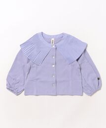 nino（ニノ）の「衿プリーツ Teeブラウス（シャツ/ブラウス）」