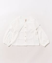 nino（ニノ）の「衿プリーツ Teeブラウス（シャツ/ブラウス）」