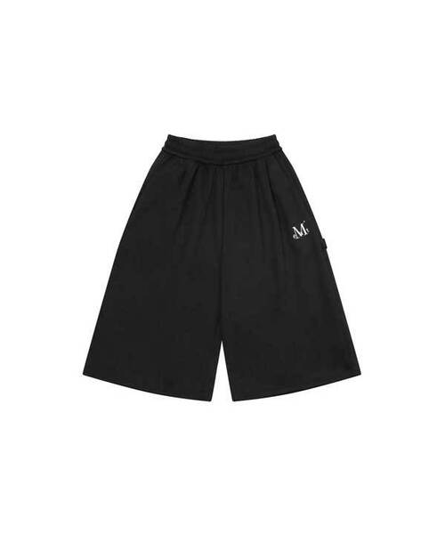 MUCENT(ムセント)の「ハンマーポケットカーペンタースウェットバミューダパンツ 男女共用 (3カラー)(スウェットパンツ・レディース・ブラック/グレー・FREE)」の1枚目の写真