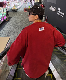 ZIP FIVE（ジップファイブ）の「ドローコード内蔵 裏起毛プレーン バックピスネーム クルースウェット（スウェット）」