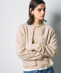 N.O.R.C | 【CASHMERE100%】カシミヤクルーネックニットカーディガン(カーディガン/ボレロ)