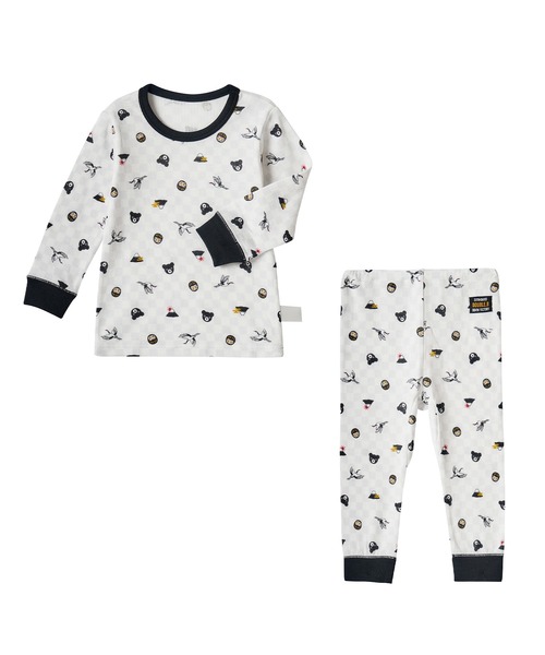 ピュアベール　長袖・長ズボン肌着セット