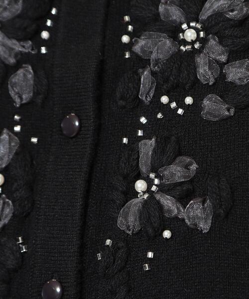 Sunauna（スーナウーナ）の「【刺繍】クラフトカーディガン（カーディガン/ボレロ・レディース・オフホワイト/ブラック/ライトブルー・34/38/40）」の13枚目の写真