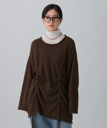 LEPSIM | 7ゲージフロントシャーリングチュニック　608122(ニット/セーター)