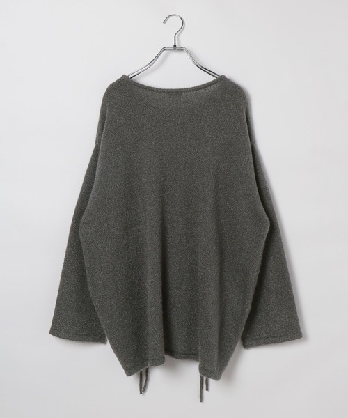 LEPSIM（レプシィム）の「7ゲージフロントシャーリングチュニック　608122（ニット/セーター・レディース・チャコールグレー/ブラウン/イエロー・FREE）」の14枚目の写真