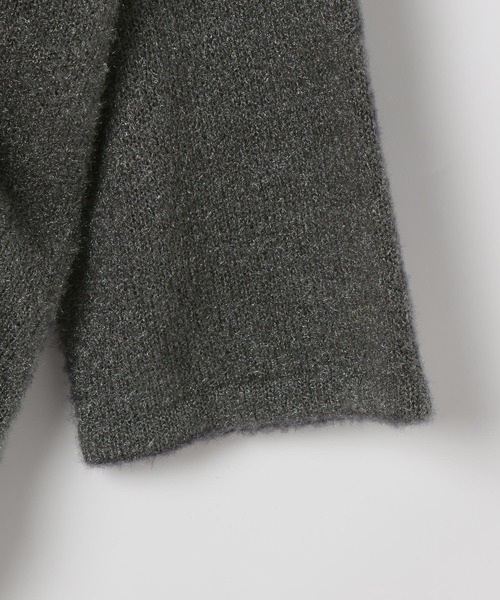 LEPSIM（レプシィム）の「7ゲージフロントシャーリングチュニック　608122（ニット/セーター・レディース・チャコールグレー/ブラウン/イエロー・FREE）」の11枚目の写真