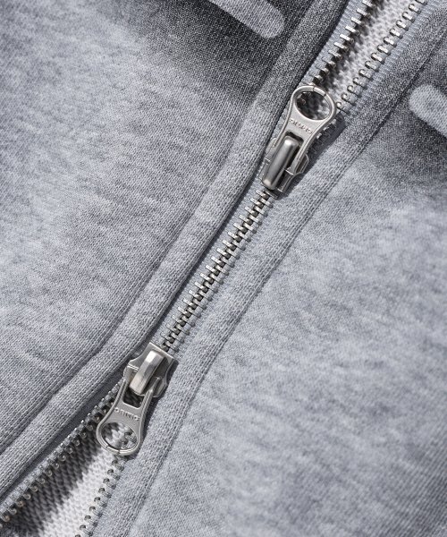 CRITIC(クリティック)の「CROP WORMHOLE LOGO HOODIE ZIP-UP MELANGE GREY(パーカー・レディース・その他・FREE)」の7枚目の写真