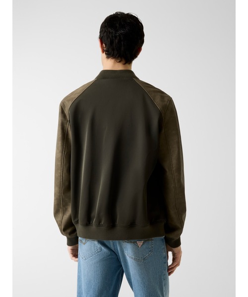 Guess（ゲス）の「HERITAGE Varsity Jacket アウター ブルゾン（ブルゾン・メンズ・カーキ・SMALL/MEDIUM/LARGE/X-LARGE）」の8枚目の写真