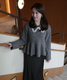 ニット/セーター（グレー/灰色系・レース）ファッション通販 - ZOZOTOWN