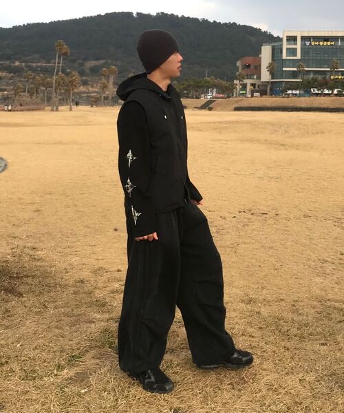 JUAN HOMME（ジュアンオム）の「トラックスウェットパンツ（ブラック）（スウェットパンツ・レディース・その他・LARGE/MEDIUM/SMALL/X-SMALL）」の21枚目の写真