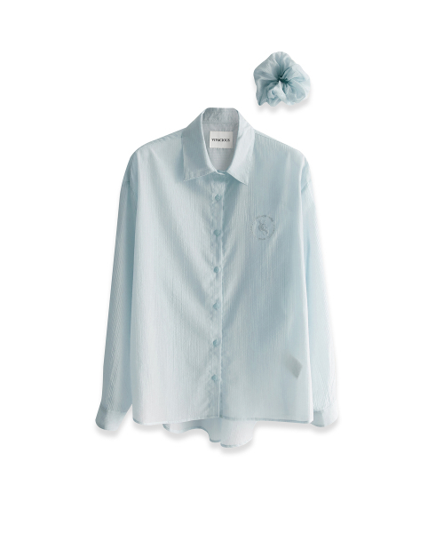 Vivacious(ビバシャス)の「Sillage See-Through Stripe Shirt IVORY(シャツ/ブラウス・レディース・アイボリー・FREE)」の7枚目の写真