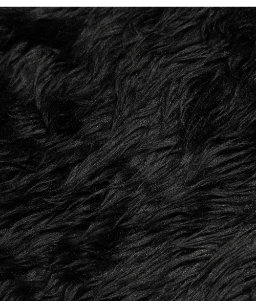 NICE GHOST CLUB（ナイスゴーストクラブ）の「FUR YETI HOODIE ZIP UP_BLACK(NG2FFUM490A)（パーカー・レディース・ブラック・SMALL/MEDIUM）」の7枚目の写真