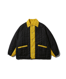 ANGLAN（アングラン）の「Reversible Quilted Coach Jacket - Yellow（ナイロンジャケット）」
