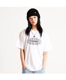 front logo tee (white)