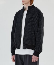 JUAN HOMME（ジュアンオム）の「WOOL ZIP UP JACKET (BLACK)（MA-1）」