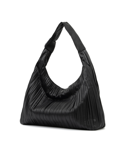 MILLO WOMEN（ミロウーマン）の「プリーツトライアングルバッグ [ブラック]（ショルダーバッグ・レディース・その他・ONE SIZE）」の2枚目の写真