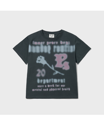 ウーマンズブラータイポ半袖Tシャツ_チャコール