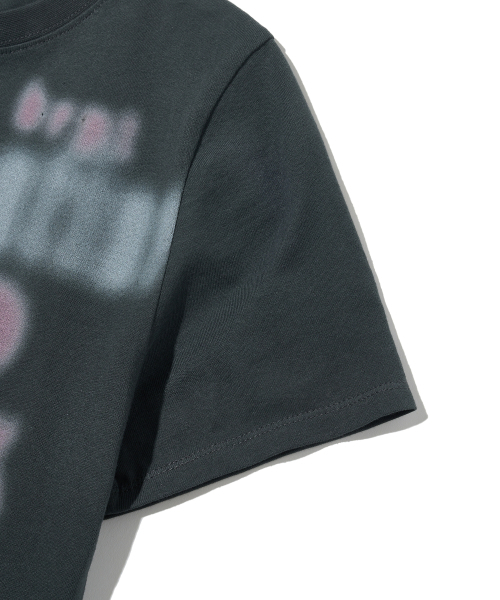 PHYSICAL DEPARTMENT（フィジカル デパートメント）の「ウーマンズブラータイポ半袖Tシャツ_チャコール（Tシャツ/カットソー・レディース・その他・MEDIUM/SMALL）」の5枚目の写真