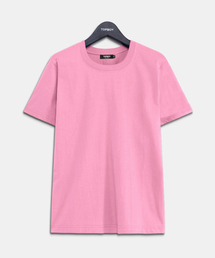 TOPBOY（トップボーイ）の「ベーシックスタンダードフィット駒糸20番手半袖Tシャツ淡いピンク（Tシャツ/カットソー）」