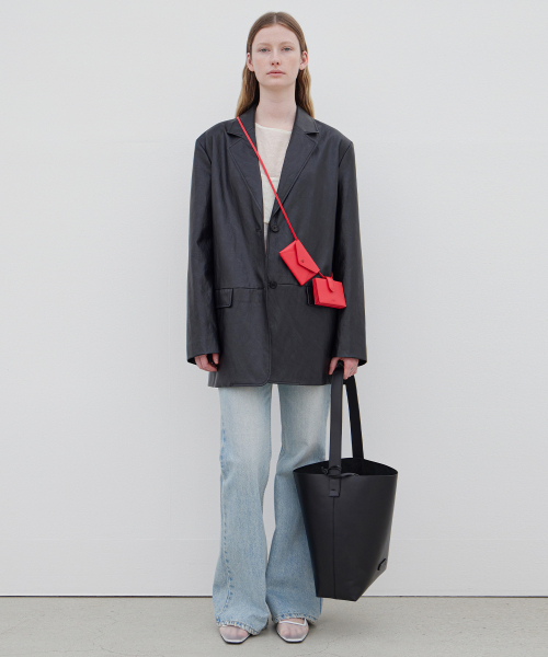 Becoming Leather Hobo Bag - Black（ショルダーバッグ）｜LEVAR