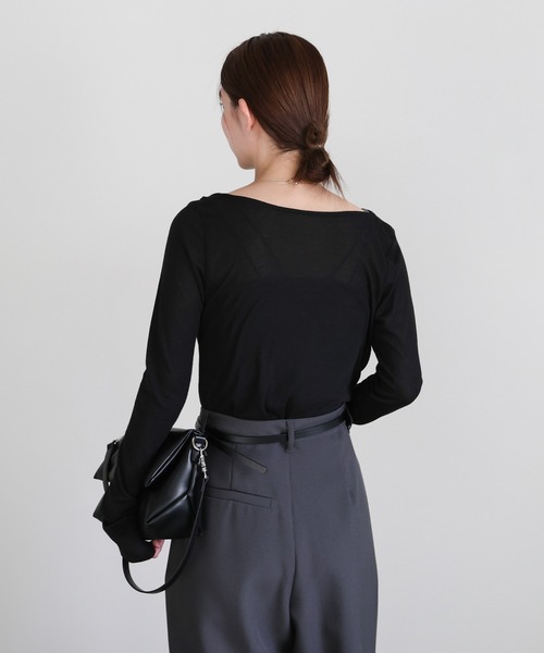 select MOCA(セレクトモカ)の「プレートバックルベルト(ベルト・レディース・ブラック・FREE)」の4枚目の写真