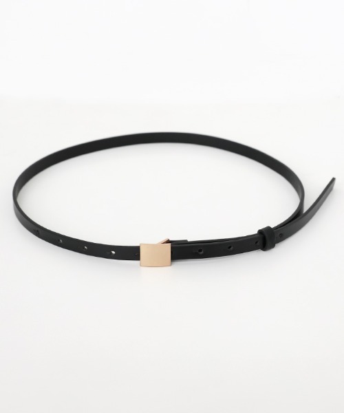 select MOCA(セレクトモカ)の「プレートバックルベルト(ベルト・レディース・ブラック・FREE)」の13枚目の写真