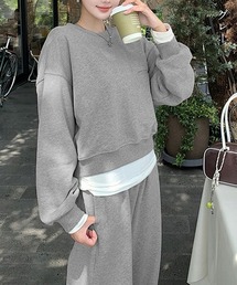 La-gemme（ラジェム）の「裏フリース スウェット セットアップ（スウェット）」