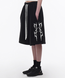 DXOH（ディソエイチ）の「サンダーロゴハーフパンツブラック（その他パンツ）」