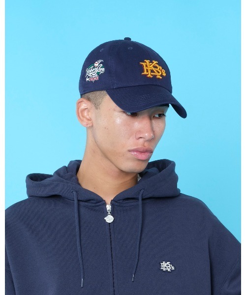 KEBOZ（ケボズ）の「EFG 6 PANNEL CAP（キャップ・メンズ・ネイビー/ベージュ/オリーブ/ブラック/チャコールグレー/バーガンディー・FREE）」の6枚目の写真