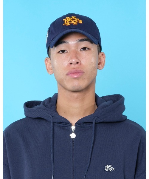 KEBOZ（ケボズ）の「EFG 6 PANNEL CAP（キャップ・メンズ・ネイビー/ベージュ/オリーブ/ブラック/チャコールグレー/バーガンディー・FREE）」の7枚目の写真