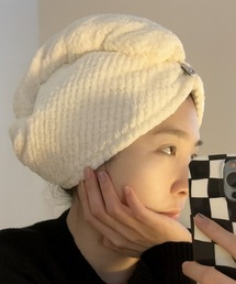 Vini（ヴィニ）の「ヘアドライタイル　タオルキャップ（タオル）」