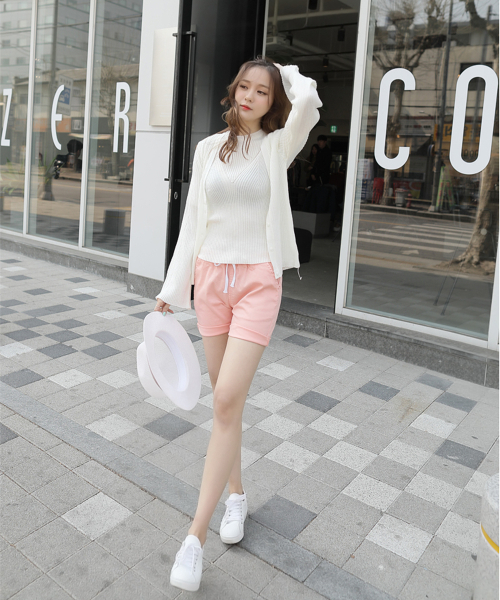 BBAEBBAE(ペッペ)の「ピンクパートバンディングショーツ(その他パンツ・レディース・ピンク・SMALL/MEDIUM/LARGE/X-LARGE)」の2枚目の写真