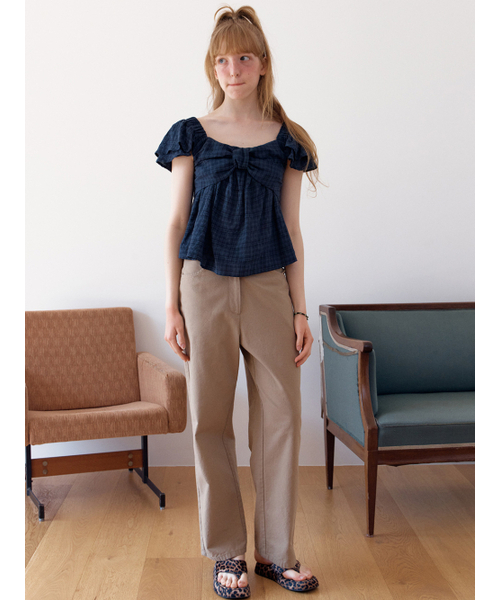 TILDA MA TILDA(チルダマチルダ)の「ルーズフィットワークパンツ_ベージュ(その他パンツ・レディース・その他・SMALL/MEDIUM)」の2枚目の写真