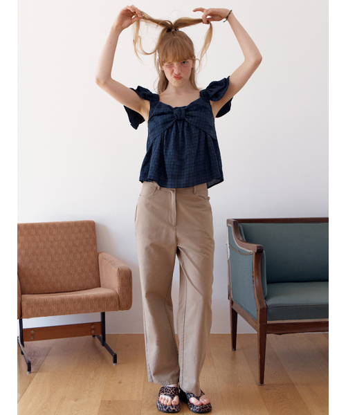 TILDA MA TILDA(チルダマチルダ)の「ルーズフィットワークパンツ_ベージュ(その他パンツ・レディース・その他・SMALL/MEDIUM)」の3枚目の写真