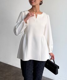 Chez toi | 【セレモニー対応可】ペプラムブラウス(シャツ/ブラウス)